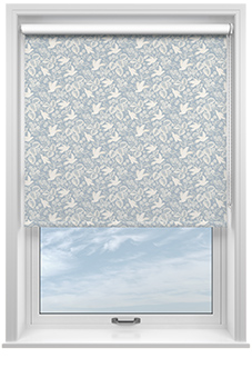 Hollies, Sky Blue - Twist&Fit Roller Blind